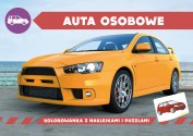 Auta osobowe. Kolorowanka z naklejkami