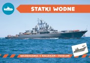 Statki wodne. Kolorowanka z naklejkami
