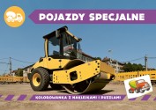 Pojazdy specjalne. Kolorowanka z naklejkami