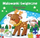 Malowanka świąteczna. Renifer